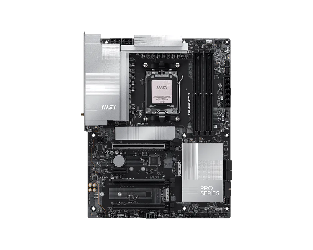 MSI PRO X870E-P WIFI AM5 Mothe - X870E Atx Motherboard recension och pris