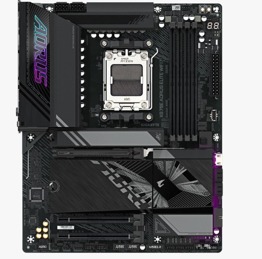 GIGABYTE X870E AORUS ELITE WIF - X870E Atx Motherboard recension och pris